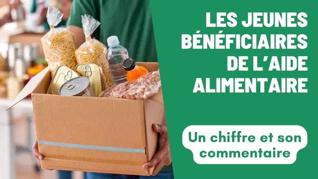 Les jeunes b&eacute;n&eacute;ficiaires de l'aide alimentaire