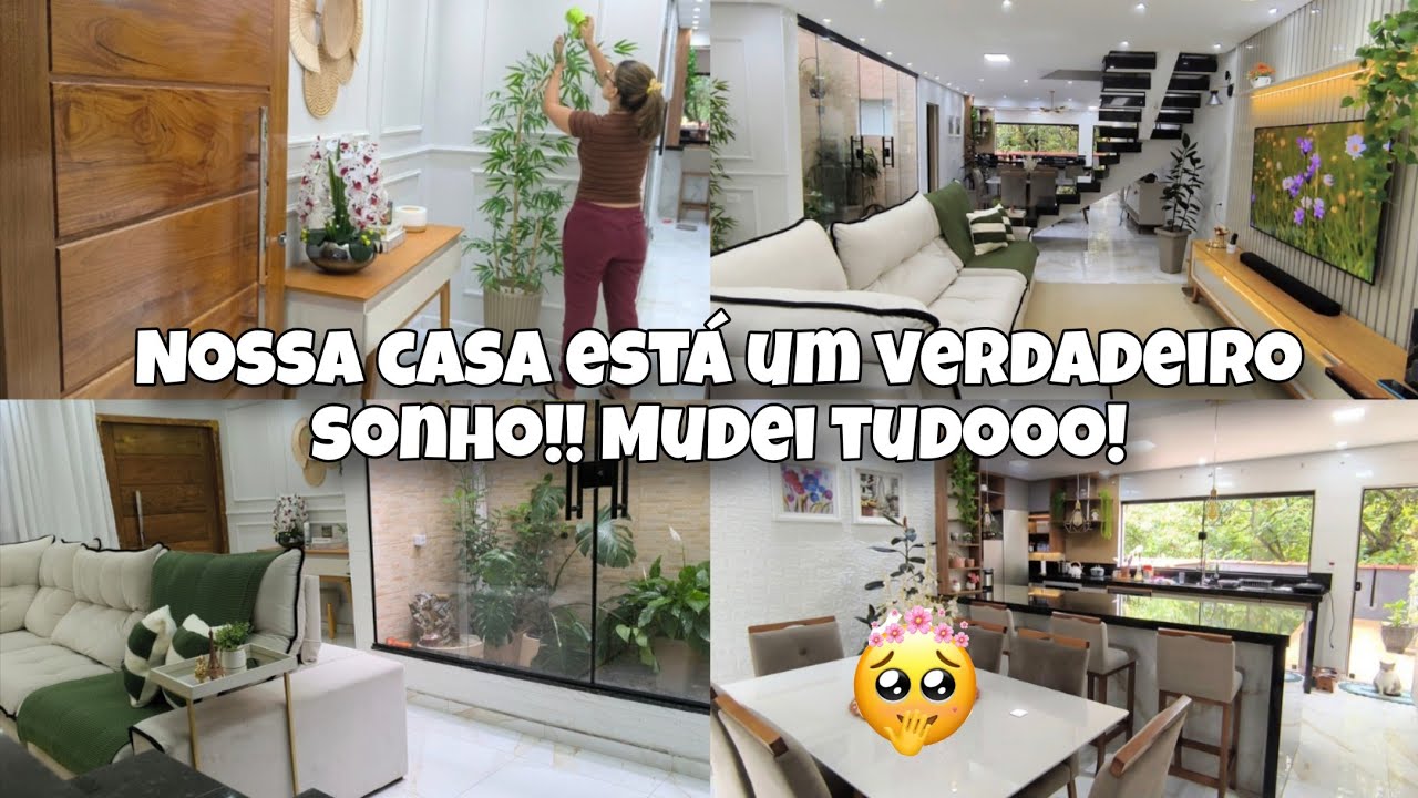 MUDANÇA TOTAL NA DECORAÇÃO | já estamos em CLIMA de NATAL por aqui 🎄