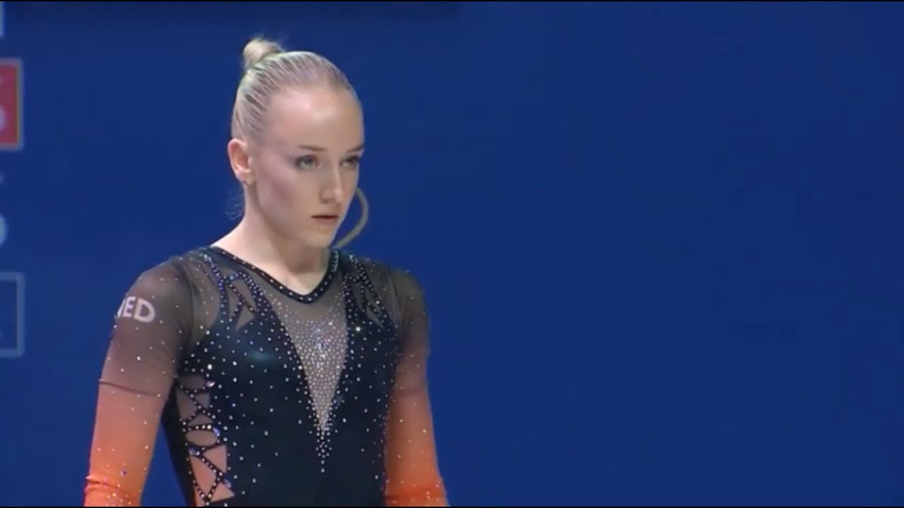 Sanne Wevers Wins Beam Gold Euros 2023 (13.800)