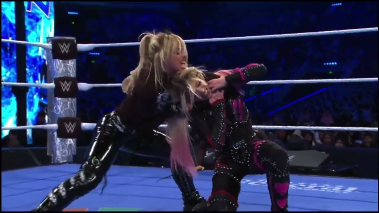 (2/2) Charlotte Flair & Alexa Bliss vs Liv Morgan & Roxanne Perez: Smackdown January 30 2026