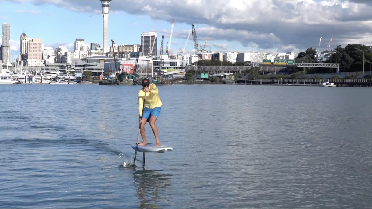 Flat water Paddle Ups on my AXIS Foils - Trying different combinations.
