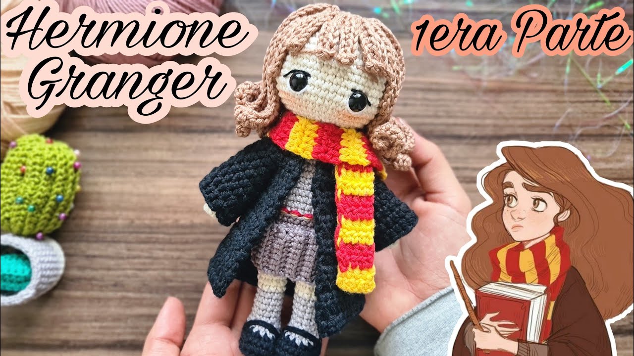 Hermione Granger amigurumi 1era Parte/Personaje de Harry Potter