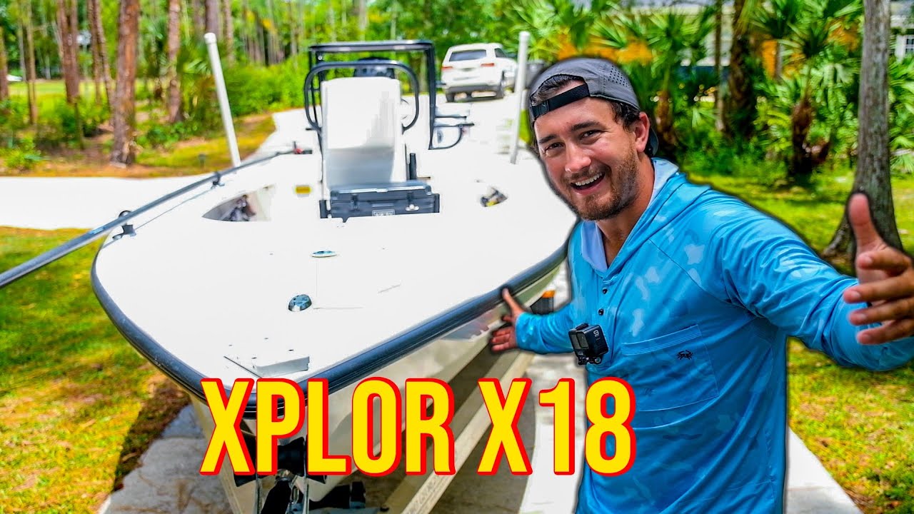 Прохождение моей новой лодки! Xplor x18 Skiff
