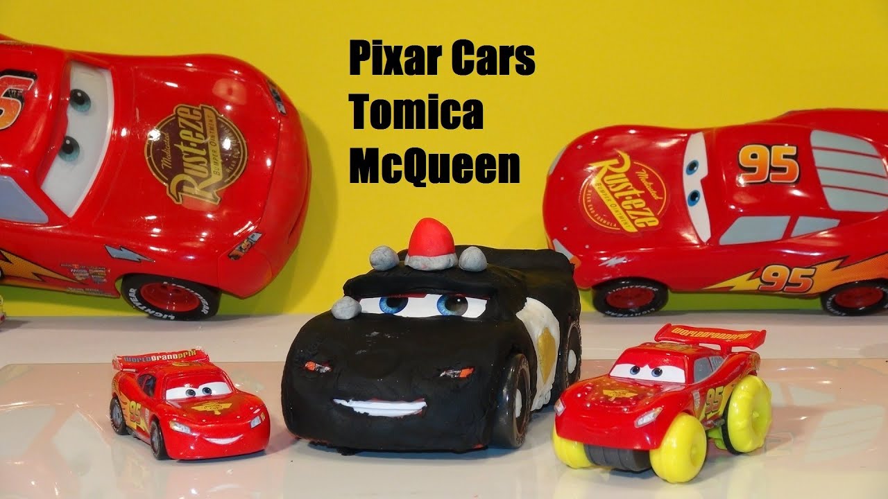 Play Doh Pixar Cars Police Officer Lightning McQueen from Play Doh Disney Cars2