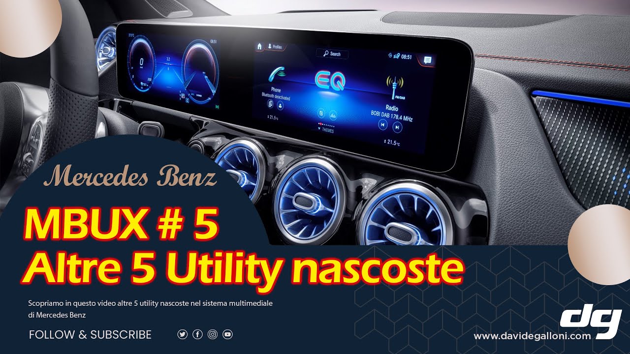 MBUX - #5  5 utility più o meno nascoste di GLA e MBUX