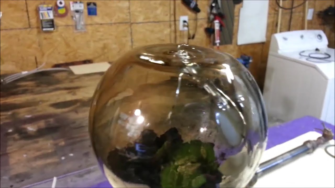 water gas reaction in a flask