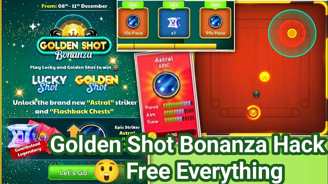 Carrom Pool New Events | Free Striker Golden Shot Bonanza
