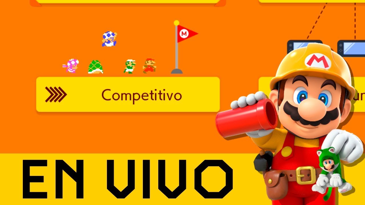 Jugando Competitivo Online EN VIVO! | Super Mario Maker 2 (Switch)