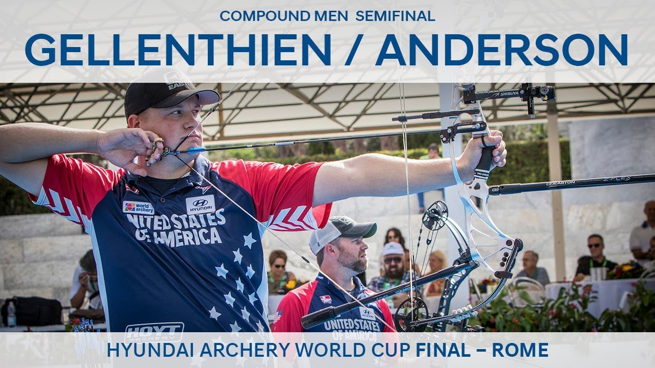 Braden Gellenthien v Steve Anderson – Compound Men’s Semifinal | Rome 2017