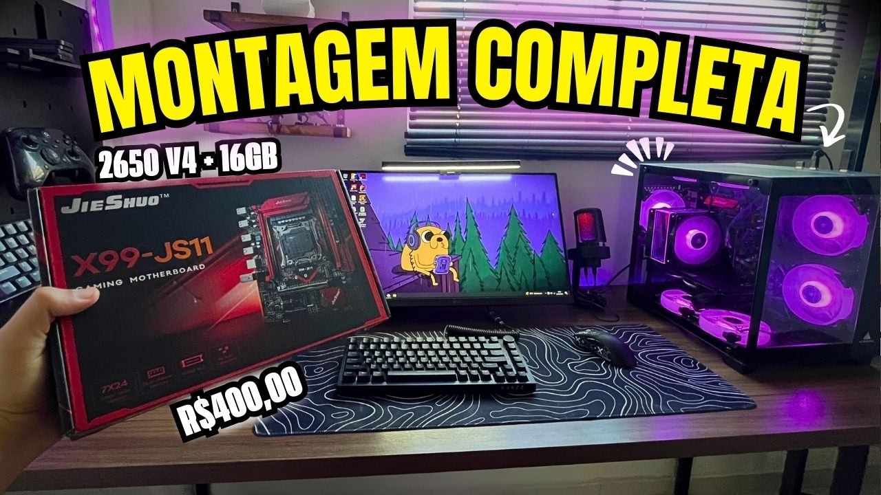TUNEI meu PC GAMER com Kit Xeon Mais Vendido do ALIEXPRESS! (Testei em Jogos)