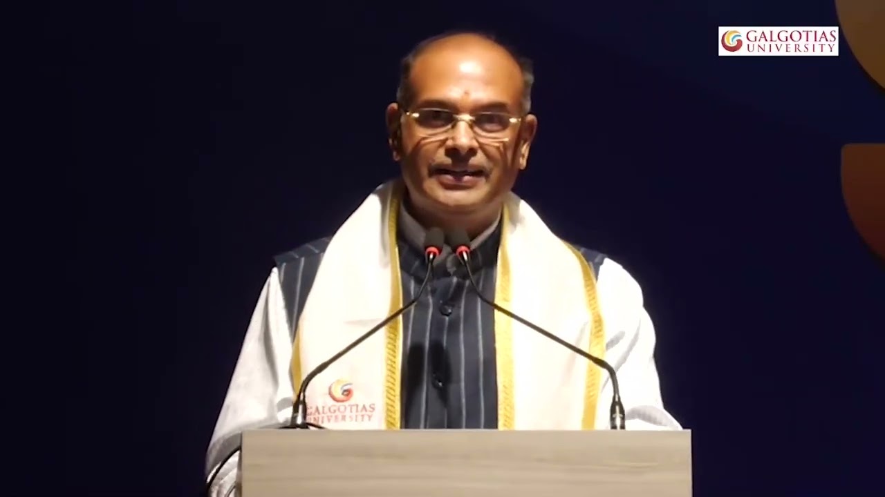 Prof. Vinay Kumar Pathak, President AIU, Graces Galgotias University's 9th Convocation Ceremony