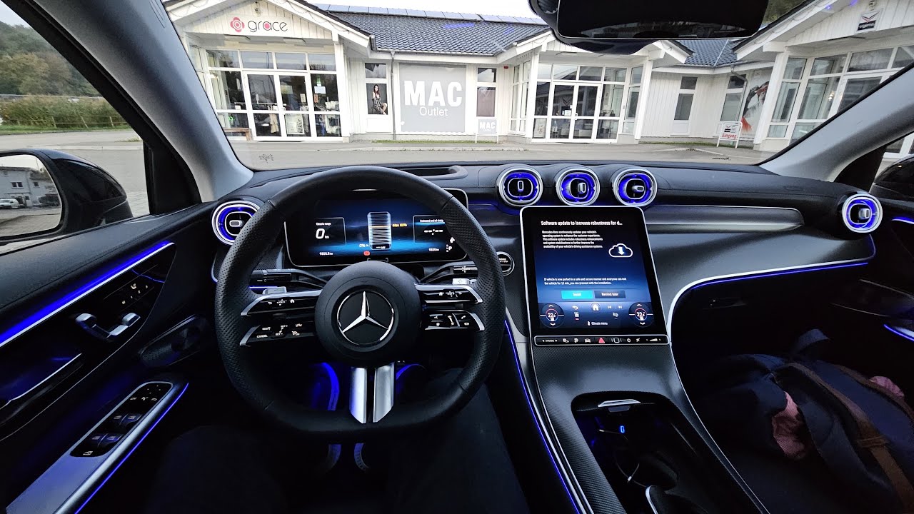 2025 Mercedes Benz GLC 300e 4Matic Coupé | 313 PS | EVENING POV DRIVE | ASMR | TOPSPEED