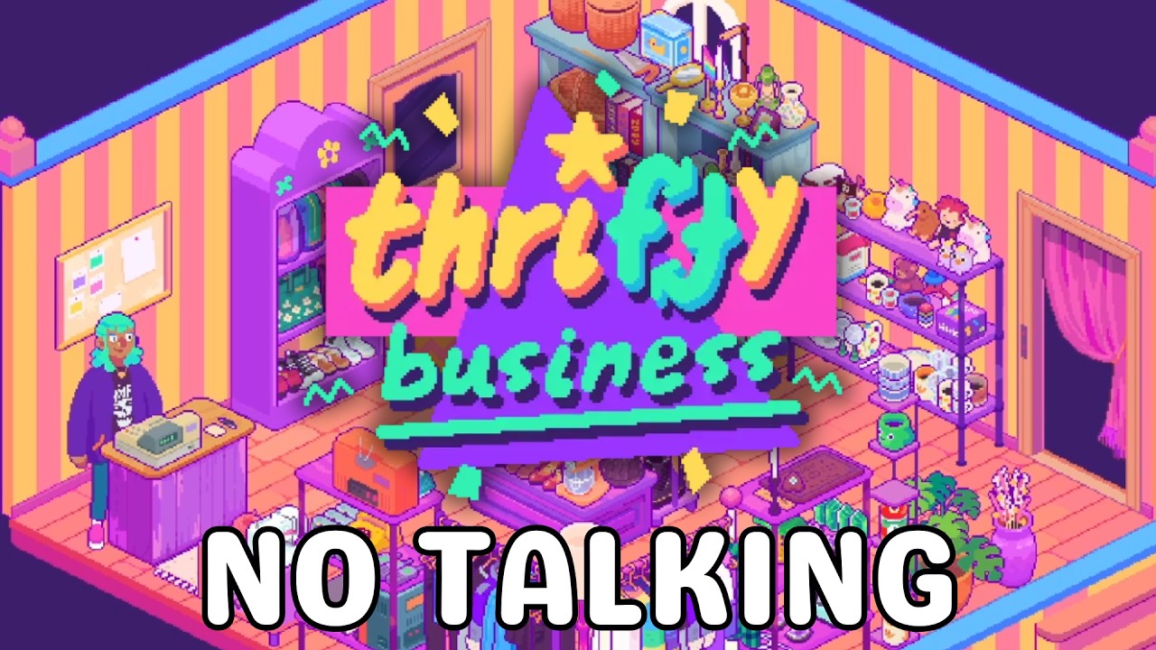 Quiet Gaming - Thrifty Business | No Talking | Video Game Background ASMR