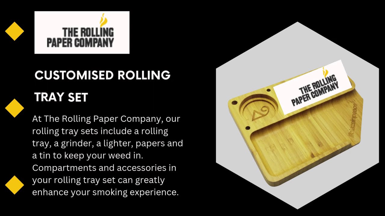 Get Full Custom Printed Rolling Tray Set from The Rolling Paper Company
