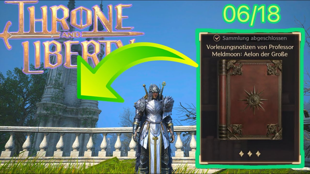 06/18 Vorlesungsnotizen von Professor Meldmoon: Aelon der Große Kodex Sammlung | Throne and Liberty