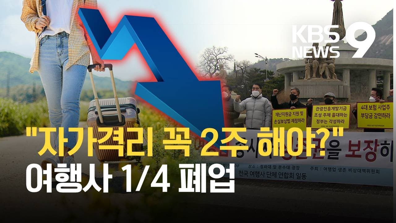여행사 4곳 중 1곳 폐업...