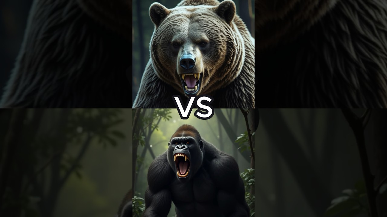 Gorilla VS Animals (tiger, lion, elephant)