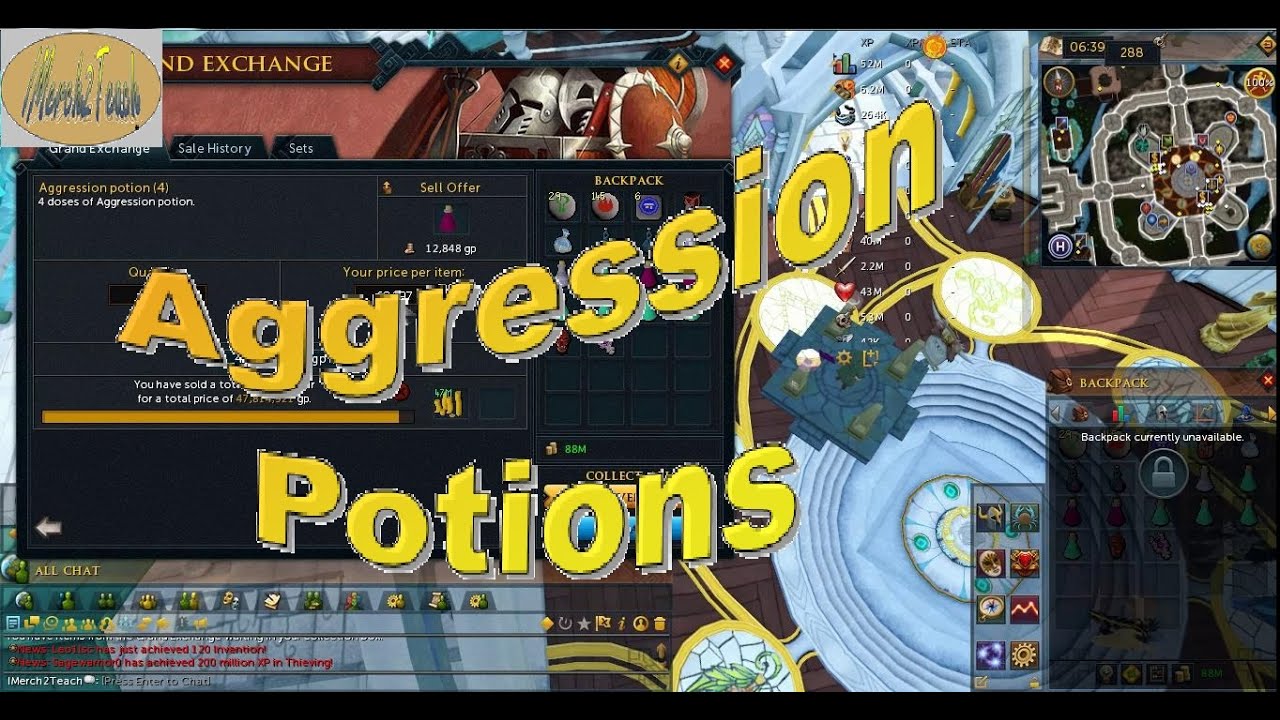 Aggression Potions are Over Powered!