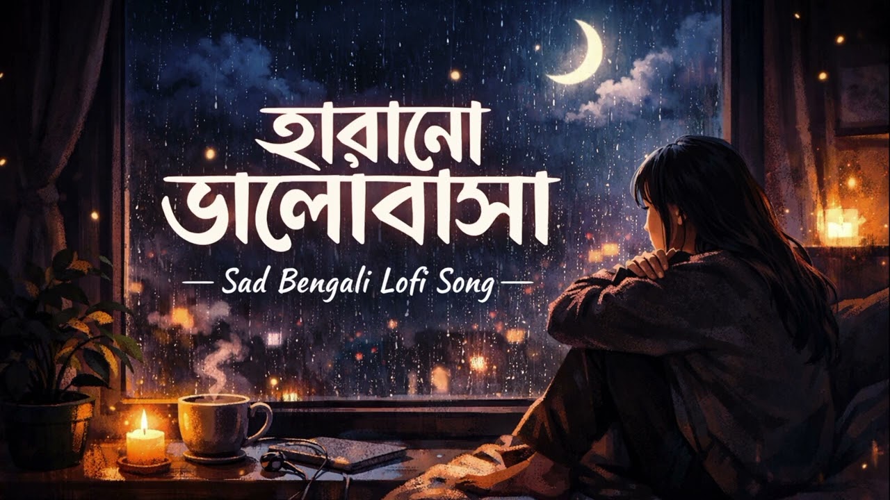 রাত জাগা স্মৃতি 💔 | Sad Bengali Lofi | Heart Touching Song