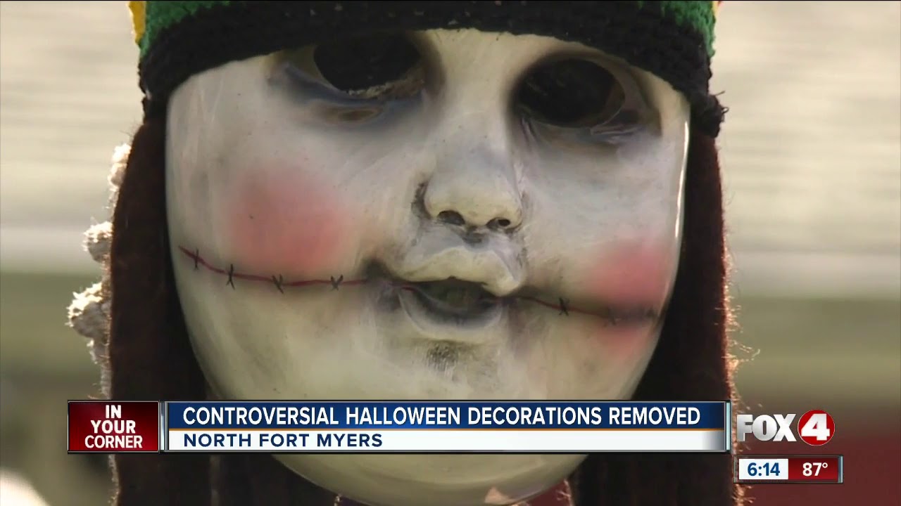 Neighbors complain about discriminatory Halloween display in North Fort Myers