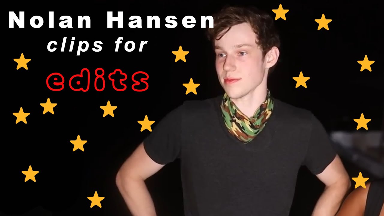 Nolan Hansen clips for edits (HD/4K quality)