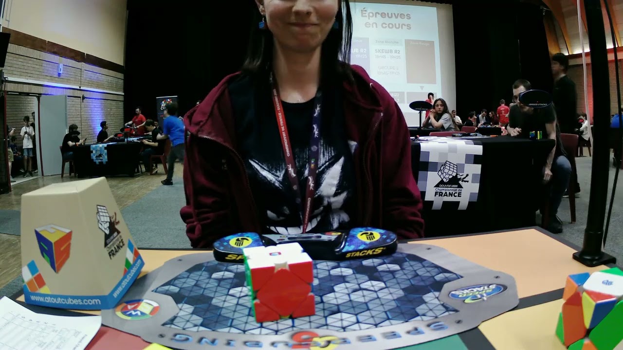 4.71  Skewb PR Average - French Championship 2025 (1ère française non qualifiée pour la finale :') )
