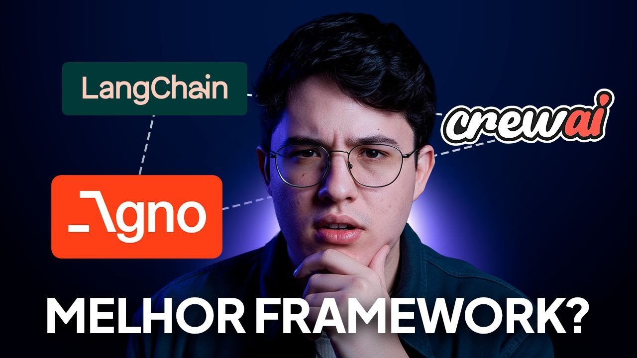 Qual o melhor framework para agentes de IA? Agno VS LangChain vs  CrewAI