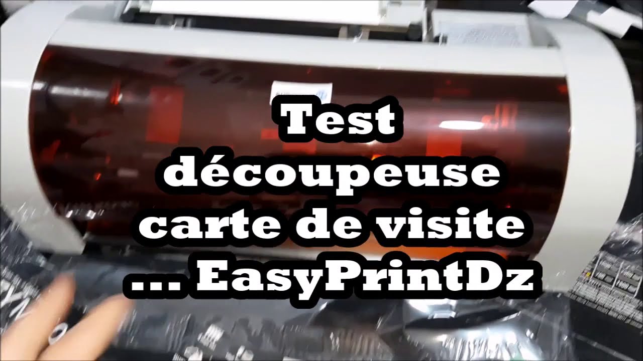 test Découpes carte de visite , #alger par  easyprintdz