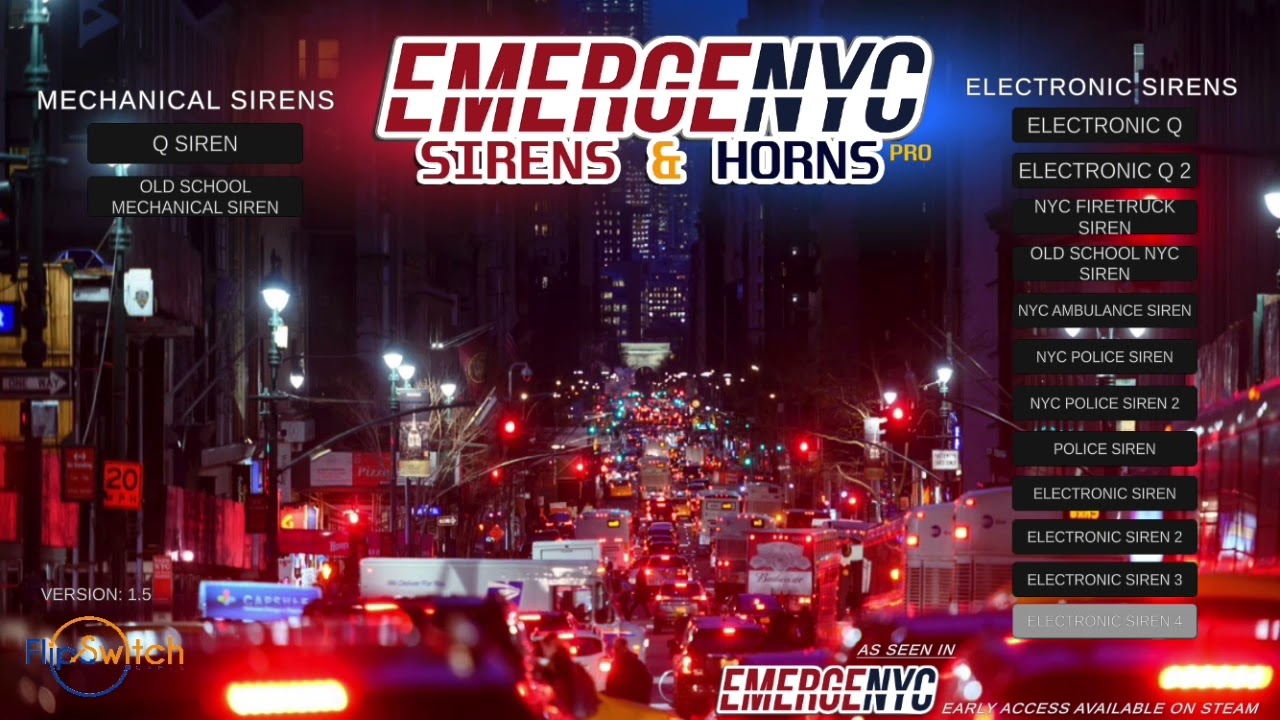 Playing With Sirens and Horns on EmergeNYC Sirens and Horns!