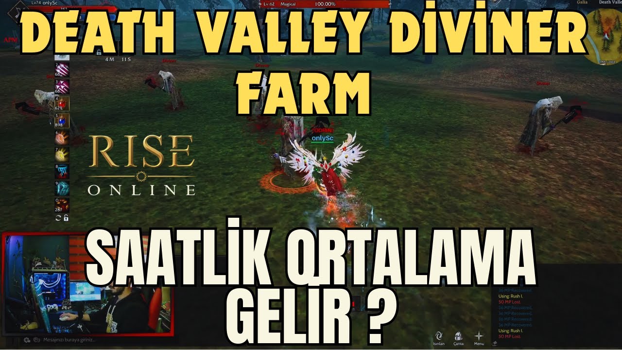 Rise Online: DİVİNER FARM | SAATLİK ORTALAMA GELİR? FARM ATILIR MI?#riseonline #riseonlinefarm
