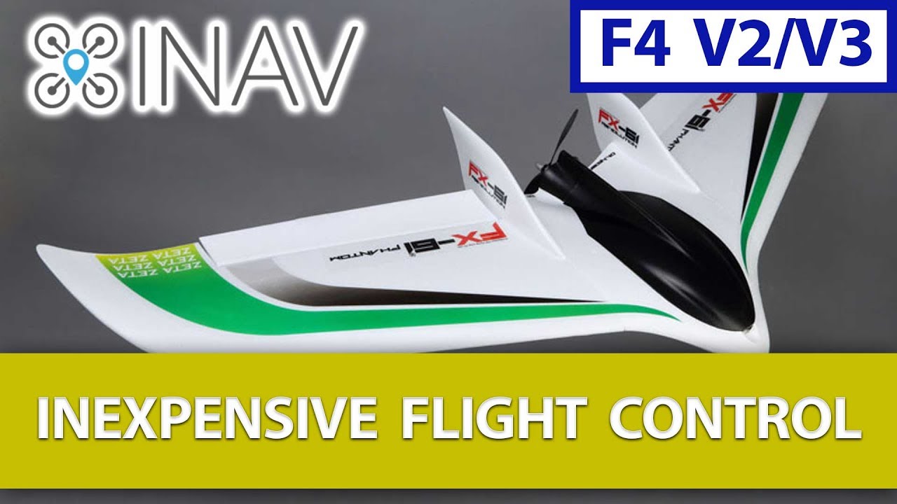 iNav - Installing iNav in the Phantom FX-61 Flying Wing (Omnibus F4 V2/V3 Boards)