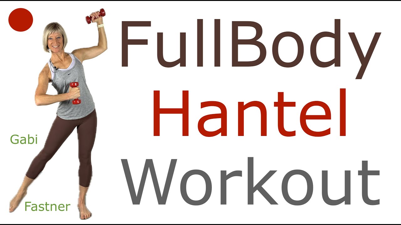 🌶️ 60 min. Fullbody - Hantel - Workout | Arme, Schultern, Bauch, Brust und Beine in Form, intensiv!