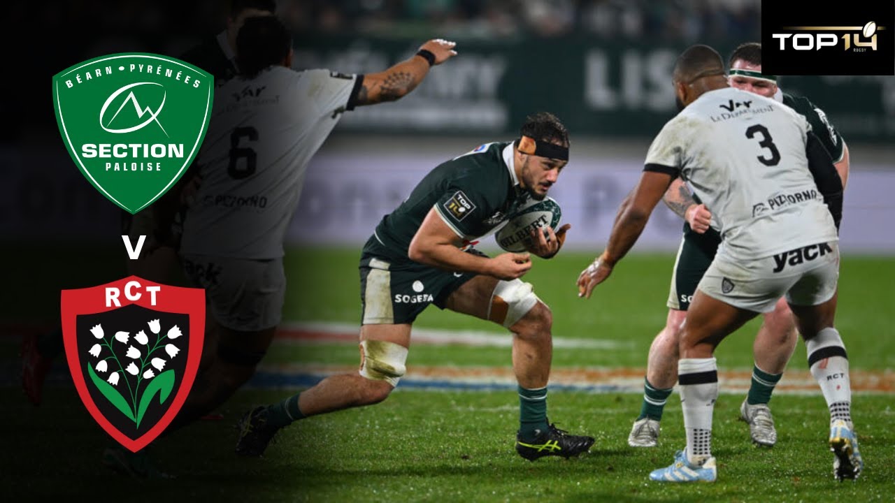 Section Paloise vs RC Toulon Rugby Highlights | Top 14 Clash Highlights