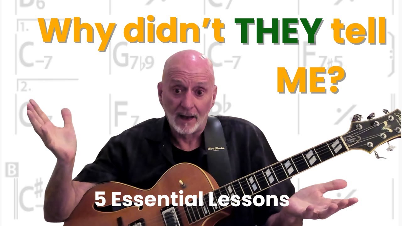 These 5 Jazz Guitar Lessons Save You Thousands in Wasted Practice