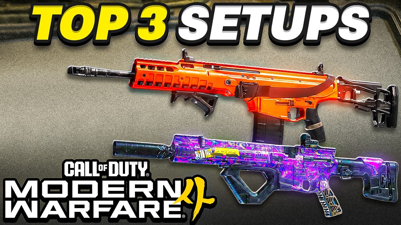 TOP 3 *BEST* LOADOUTS in MODERN WARFARE 4! 🏆 (MW4 Meta Class Setups) - MW4 Best Guns
