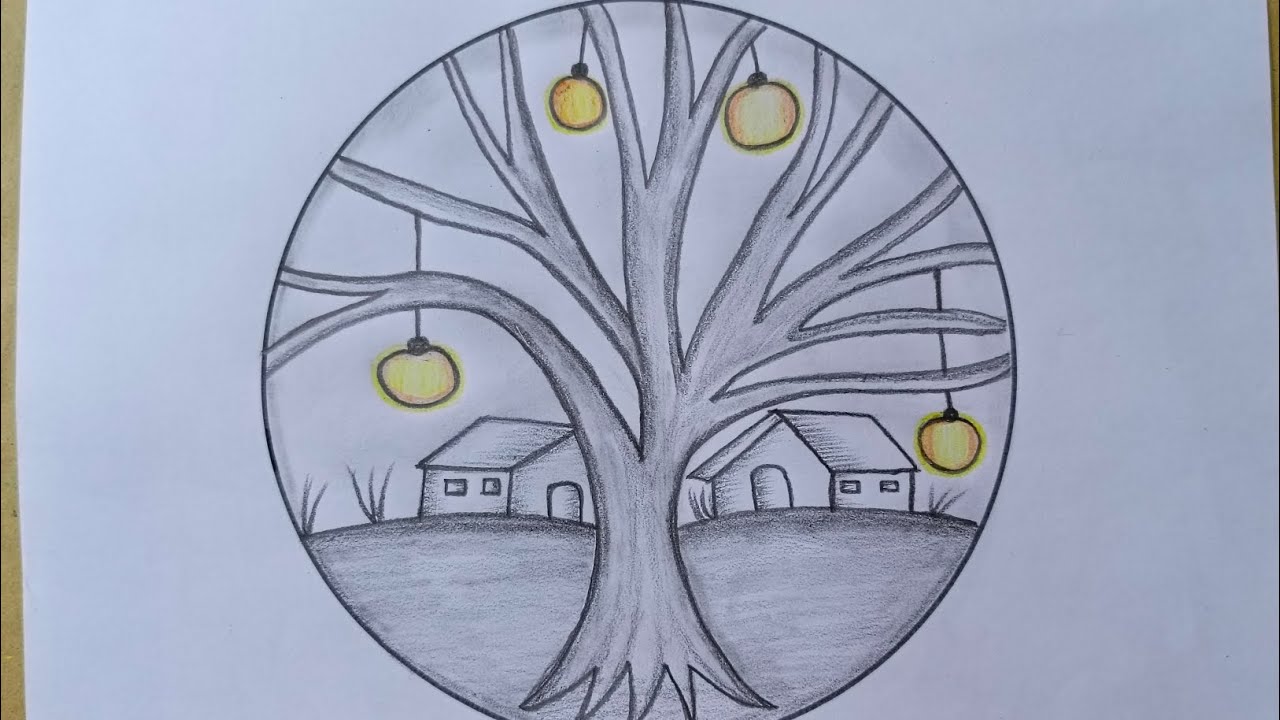 Ramadan Kareem Drawing 2025/Eid Mubarak DrawingEasy /HowToDraw Ramadan Poster / Eid Mubarak Art