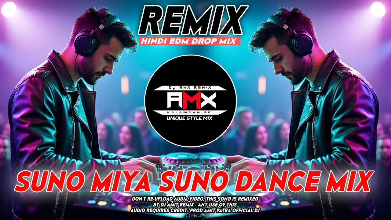 SUNO MIYA SUNO REMIX | NEW STYLE HIT DANCE EDM DJ | Hindi Dj Song Old Is Gold | DJ AMX REMIX