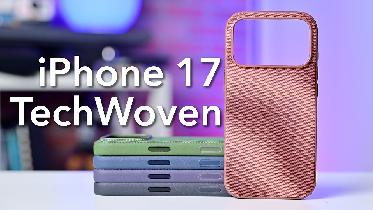 Hands On: Apple's TechWoven Cases for iPhone 17 Pro!