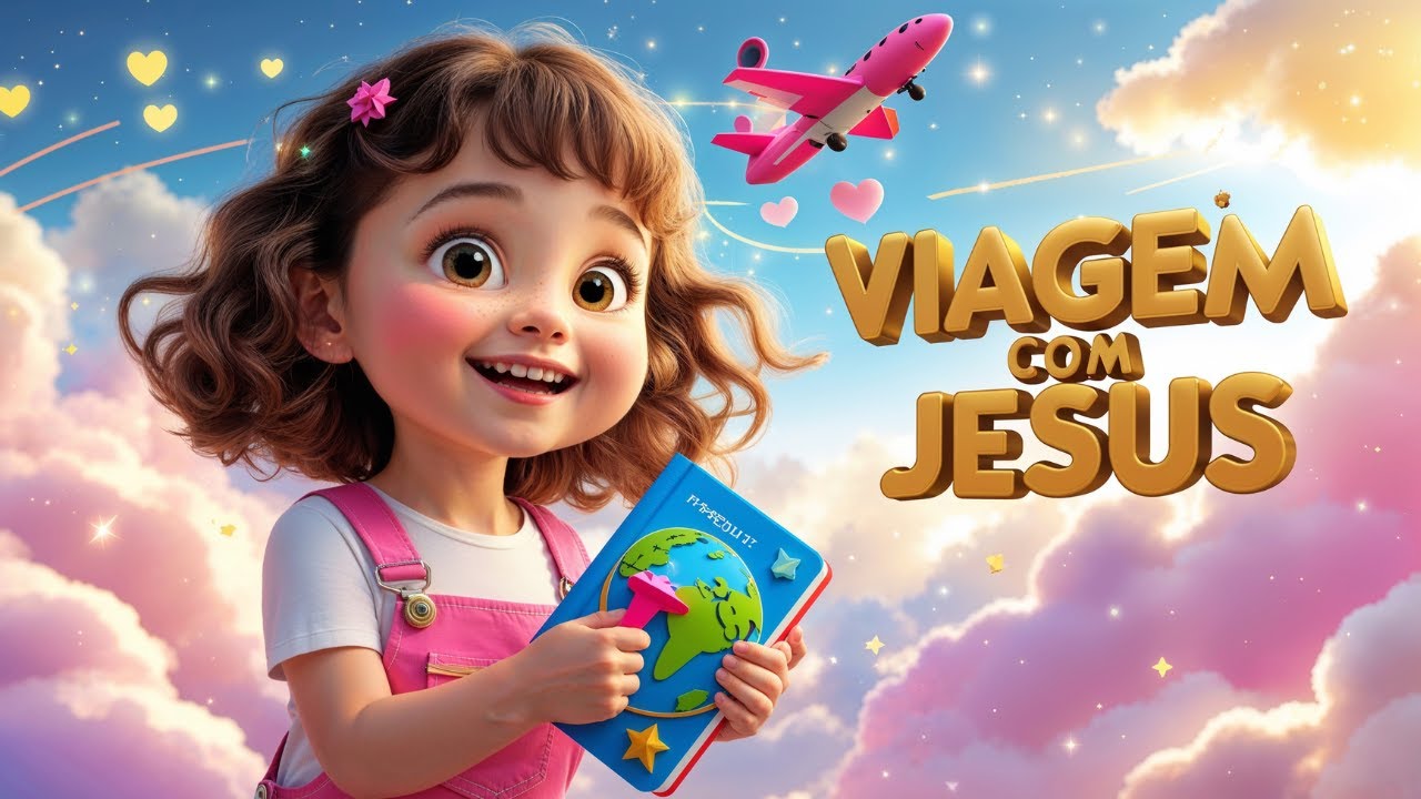 Lia e a Viagem Imaginária ✈️ | Desenho Bíblico para Crianças