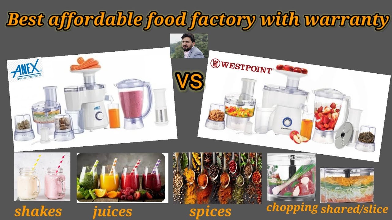 Best affordable food factory ||Anex vs wespoint with warranty