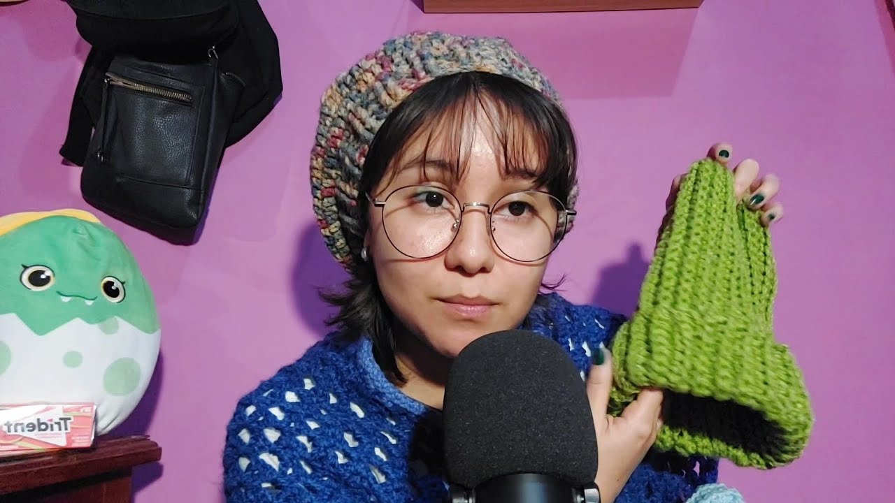 👅ASMR masticando chicle (colección de gorros)🧶