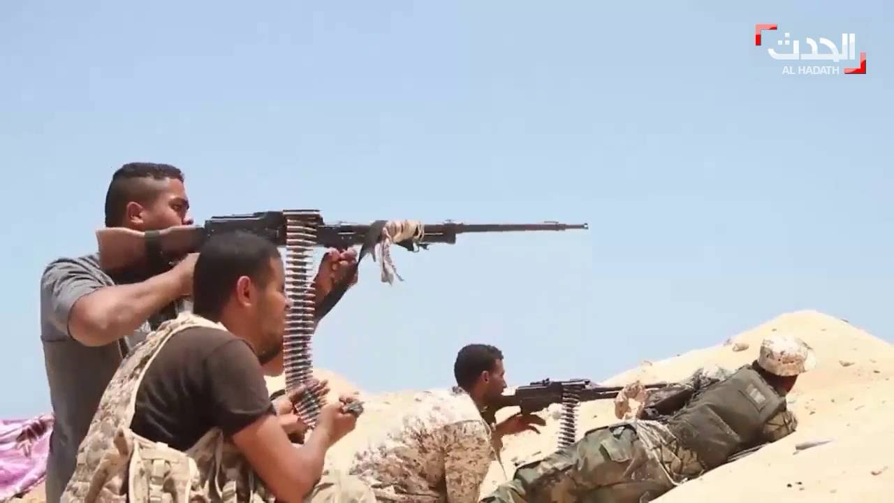 اشتباكات قوات حكومة الوفاق الليبية مع داعش في #سرت