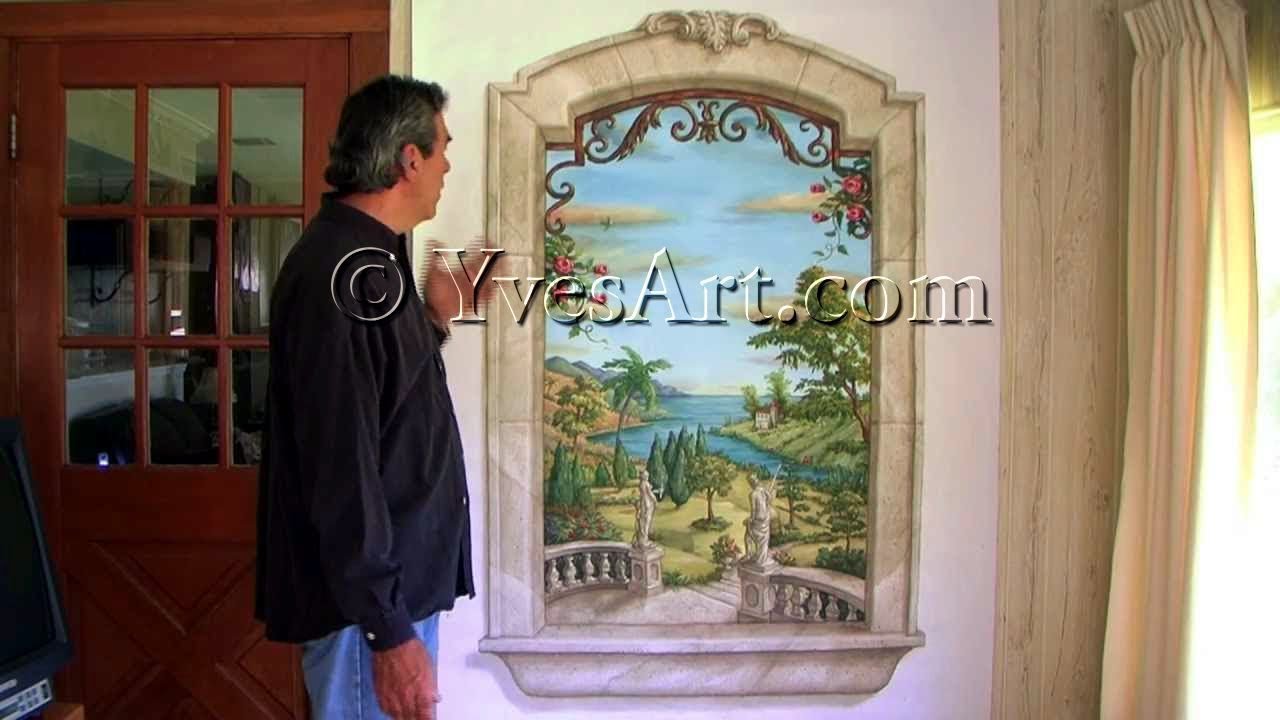Trompe L'Oeil Window Mural