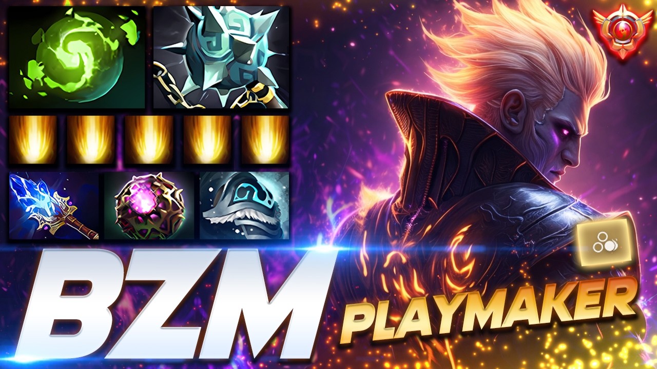 BZM INVOKER PLAYMAKER - Dota 2 Pro Gameplay [Watch & Learn]