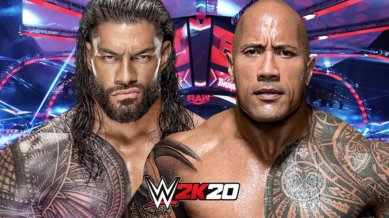 ROMAN REIGNS vs THE ROCK | WWE 2K20