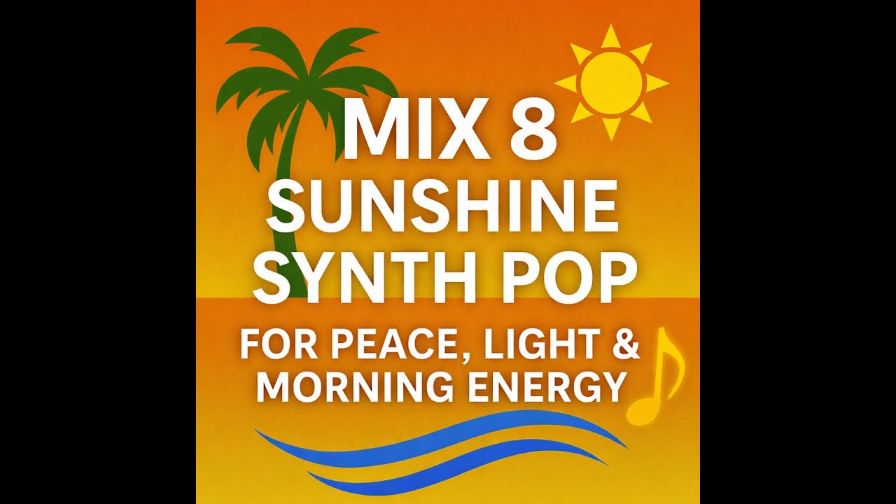 Sunshine Synth Pop Mix #8 – a collection of 4 original tracks full of energy, emotion, and flow.