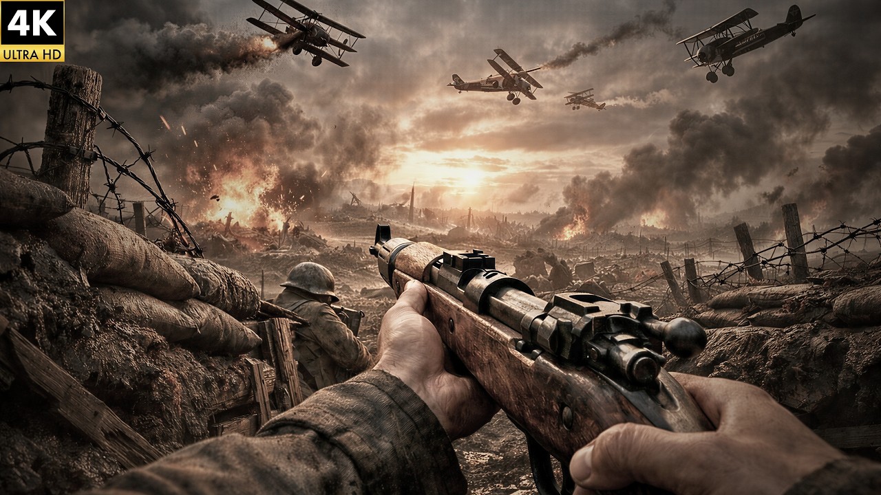 Battlefield 1 | Realistic Ultra Graphics (4K 60FPS GAMEPLAY) | Storm Of Steel..