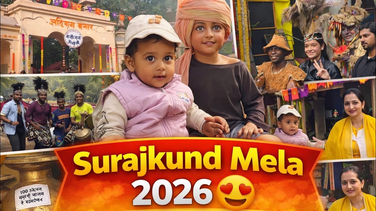 Surajkund Mela Faridabad 😍 International Craft Fair Full Vlog @MonikaPanwar_Vlog 