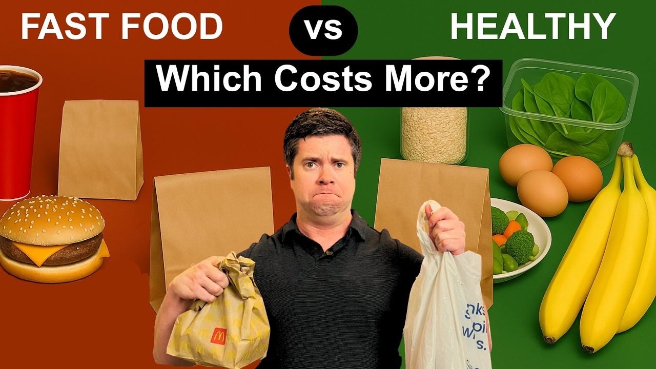 Fast Food vs Healthy Food – Cost Showdown