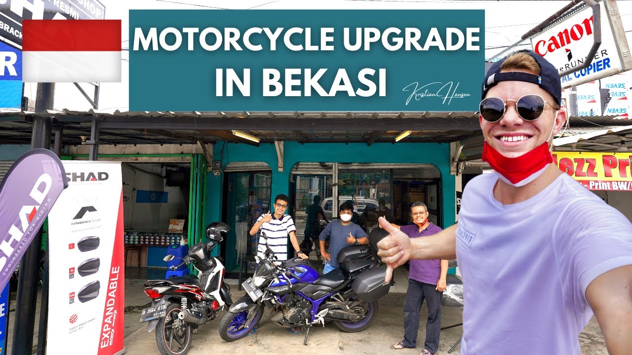 Upgrading My Motorcycle in Bekasi | Touring in Indonesia